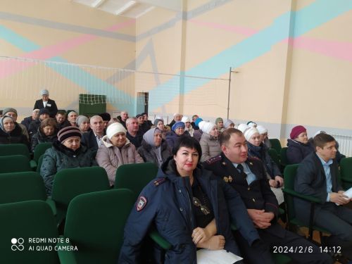 Туембаш авыл жирлегендэ узган елгы эш нәтиҗәләренә багышланган хисап җыелышы үтте