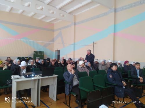 Туембаш авыл жирлегендэ узган елгы эш нәтиҗәләренә багышланган хисап җыелышы үтте