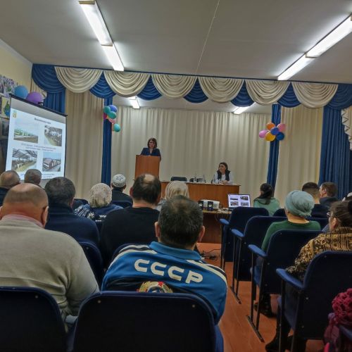 Өркеш авылы жирлегендэ район һәм авыл җирлегенең хисап җыелышы үтте