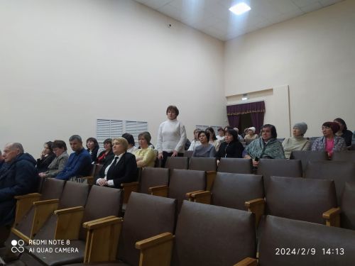 Пычак авыл җирлегендә хисап җыелышы үтте