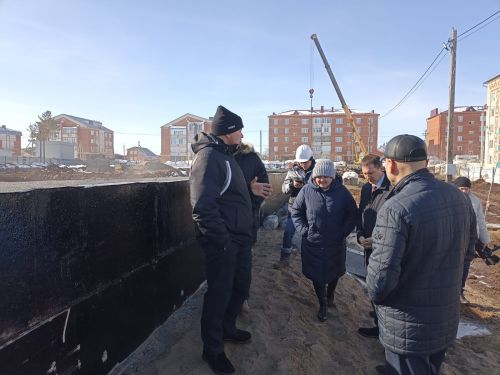 Район башлыгы Сергей Димитриев төзелеш эшләренең барышы белән танышты