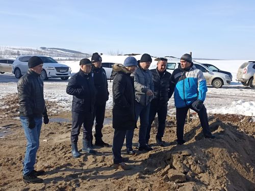 Район башлыгы Сергей Димитриев төзелеш эшләренең барышы белән танышты