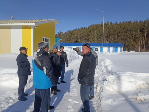 Район башлыгы Сергей Димитриев төзелеш эшләренең барышы белән танышты