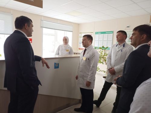 Кукмарага ТР сәламәтлек саклау минстры килде