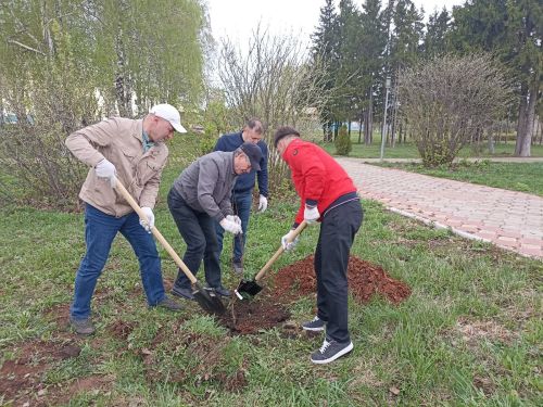 Кукмараның «Хәтер бакчасы»на 18 төп җиләк-җимеш агачы утыртылды