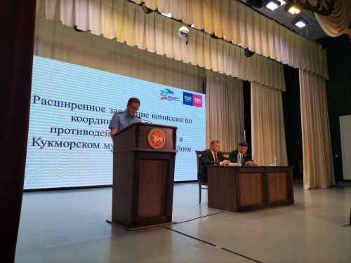 В Кукморе прошло заседание комиссии по координации работы по противодействию коррупции в районе