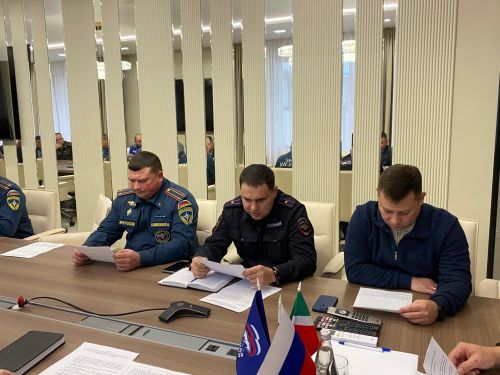 В Кукморе прошла учебная тренировка антитеррористической комиссии