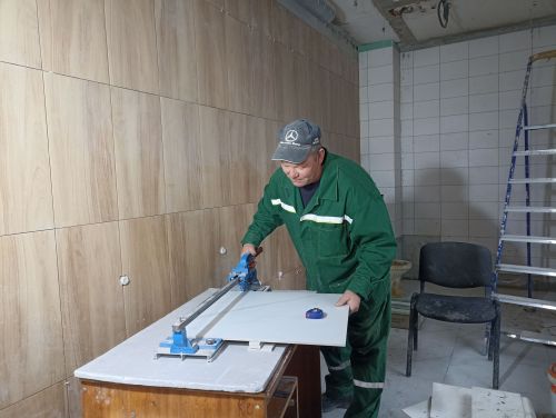Кукмара район үзәк дәваханәсенең кардиология һәм терапия бүлекләрендә ремонт бара