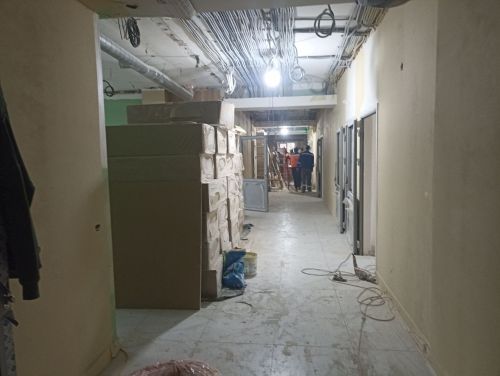 Кукмара район үзәк дәваханәсенең кардиология һәм терапия бүлекләрендә ремонт бара