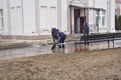 В Кукморе прошел общегородской субботник