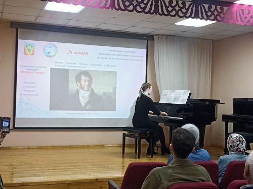 Кукмара балалар музыка мәктәбендә «Җиңүгә ышанабыз» дип исемләнгән хәйрия концерты узды
