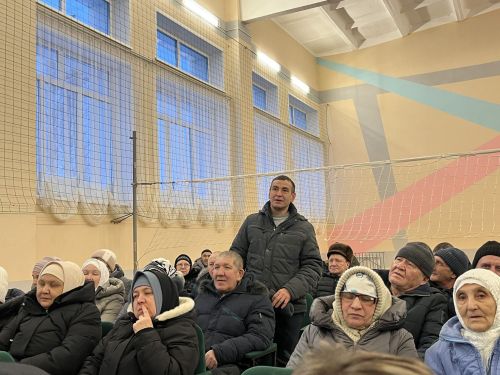 Туембаш җирлегендә хисап җыелышы узды