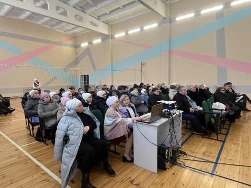 Туембаш җирлегендә хисап җыелышы узды