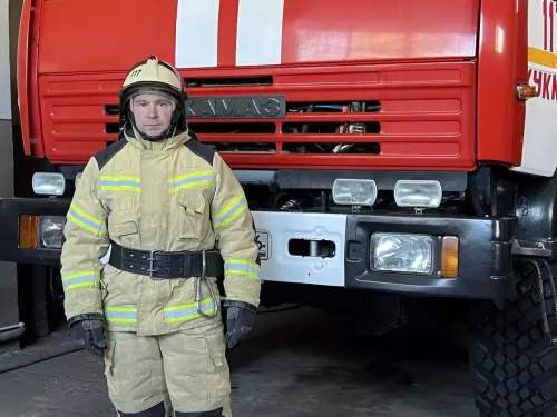 Пожарный и тренер: будни Алексея Рамазанова из села Ошторма-Юмья
