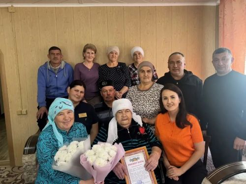 Купка авылыннан Наҗия Гарипова 90 яшьлеген билгеләп үтте