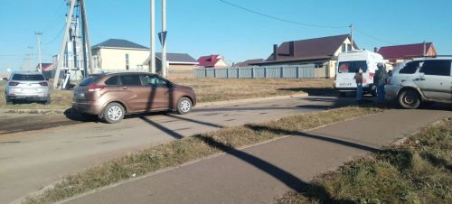 На перекрёстке в Кукморе столкнулись два автомобиля