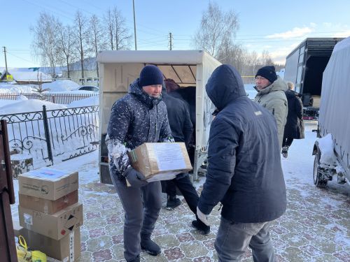 Ядегәрлеләр бишенче тапкыр гуманитар йөк алып китте