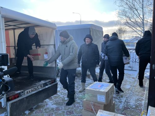 Ядегәрлеләр бишенче тапкыр гуманитар йөк алып китте