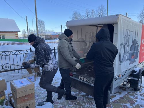 Ядегәрлеләр бишенче тапкыр гуманитар йөк алып китте