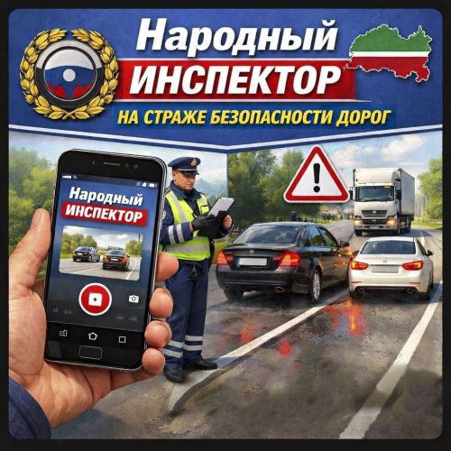 Кукмара районы Дәүләт автоинспекциясе җитәкчесе: «Халык инспекторы»на юллаган бер генә мөрәҗәгать тә игътибарсыз калмый
