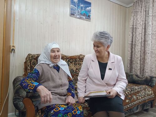 Каенлык авылында яшәүче Нәкыя Мифтахова 90 яшен тутырды