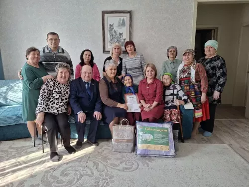 95 лет мужества и доброты: Ольга Демьянова из Кукморского района отметила юбилей