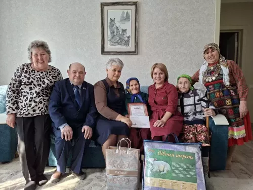 95 лет мужества и доброты: Ольга Демьянова из Кукморского района отметила юбилей