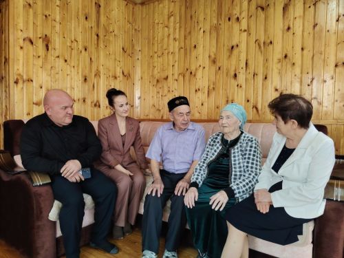 Байлангар авылыннан Гаптелмәлик Саттаров 90 яшьлек юбилеен билгеләп үтте