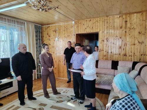 Байлангар авылыннан Гаптелмәлик Саттаров 90 яшьлек юбилеен билгеләп үтте
