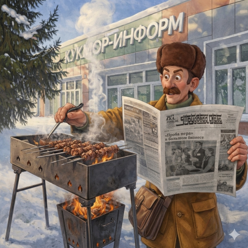 «Кукмор-информ» апрельдә район газетасына язылучылар арасында шампурлы мангал уйната
