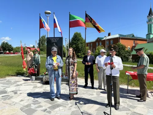 Кукмарада Германиядә хезмәт иткән ветераннар хөрмәтенә митинг узды