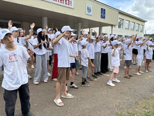Палаткалы җәй: Мәчкәрә авылында  балалар өчен онытылмаслык ял оештырылган