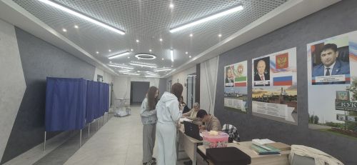 Кукмараның 1664нче номерлы сайлау участогында тавыш бирү актив рәвештә бара