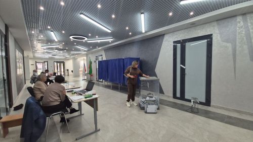 Кукмараның 1664нче номерлы сайлау участогында тавыш бирү актив рәвештә бара