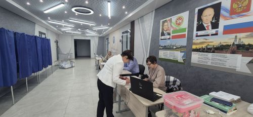 Кукмараның 1664нче номерлы сайлау участогында тавыш бирү актив рәвештә бара
