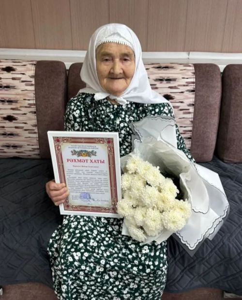 Кенәбаш авылыннан Җәүһәр Галимова 90 яшен билгеләп үтте