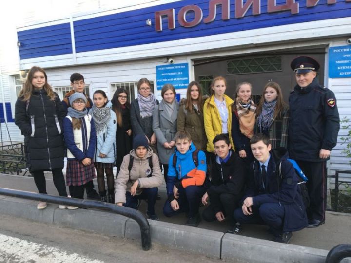 Фото: Учащиеся Кукморского многопрофильного лицея ознакомились с работой полицейских