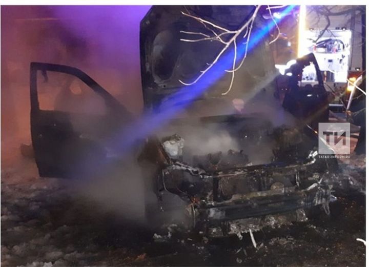 Минувшей ночью в сгоревшей «Приоре» пожарные обнаружили тело мужчины