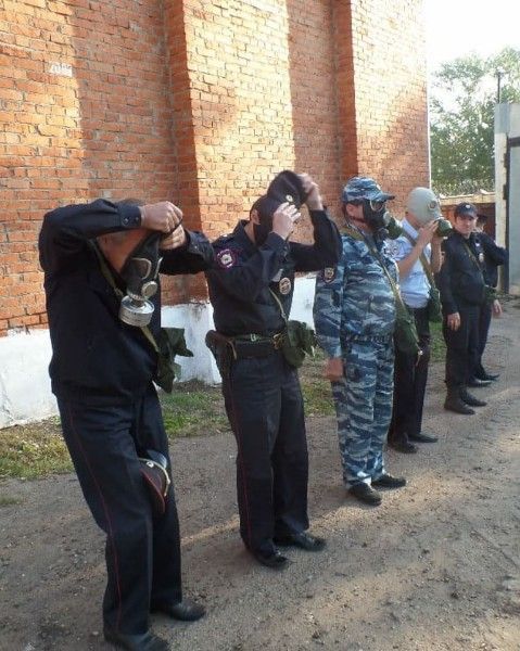 Фото: Полиция хезмәткәрләре саклану чараларына техник күзәтү үткәрде