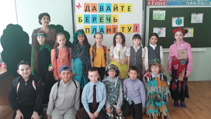 В Кукморской школе №3 проходит акция акция «ЭКОвесна - 2019»