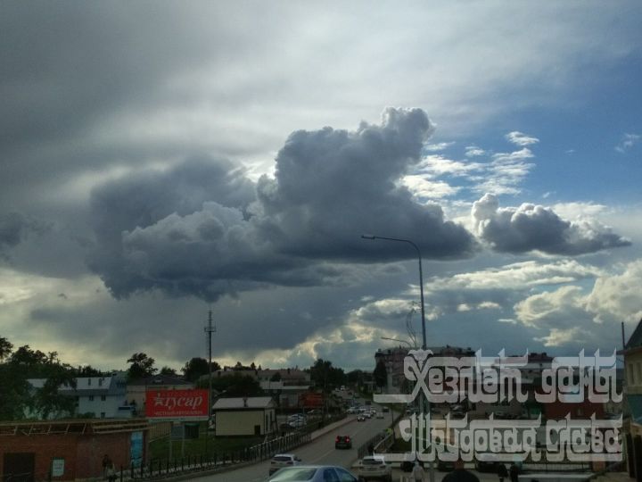 В Татарстане ожидаются сильные дожди, грозы и град