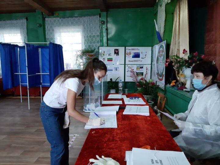 Первый раз: молодежь из кукморской деревни Адаево голосует по поправкам к Конституции
