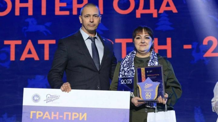 Обладательницей премии «Добрый Татарстан»  стала участница отправок гумпомощи в ЛНР и Белгородчину