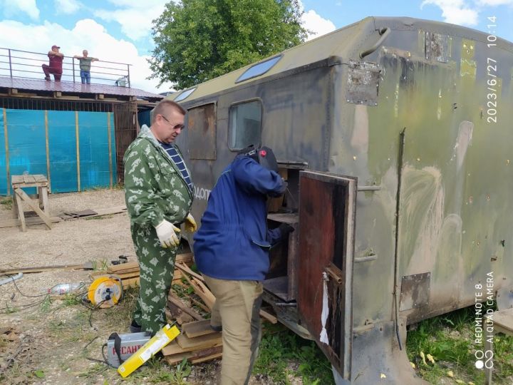 Кукмарадан мобилизациядә булган солдатлар өчен өченче автомунча җибәрелә