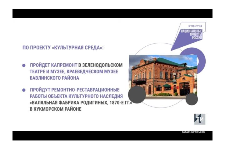 В Татарстане в 2024 году по нацпроекту откроют 14 новых объектов культуры