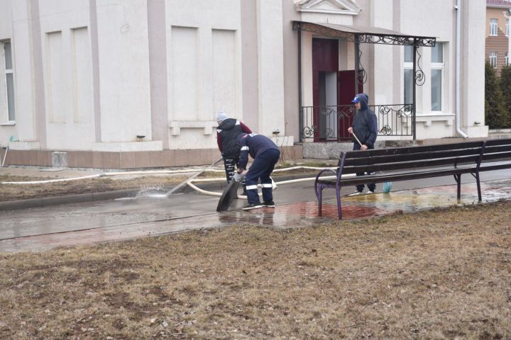 В Кукморе прошел общегородской субботник