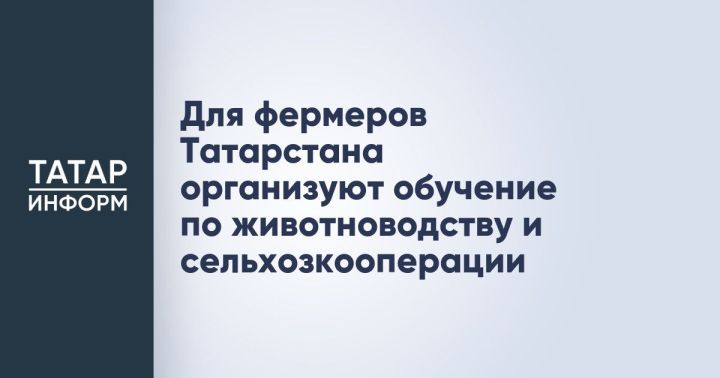 Девять ветеранов СВО в Татарстане начали обучение в «Школе фермера»