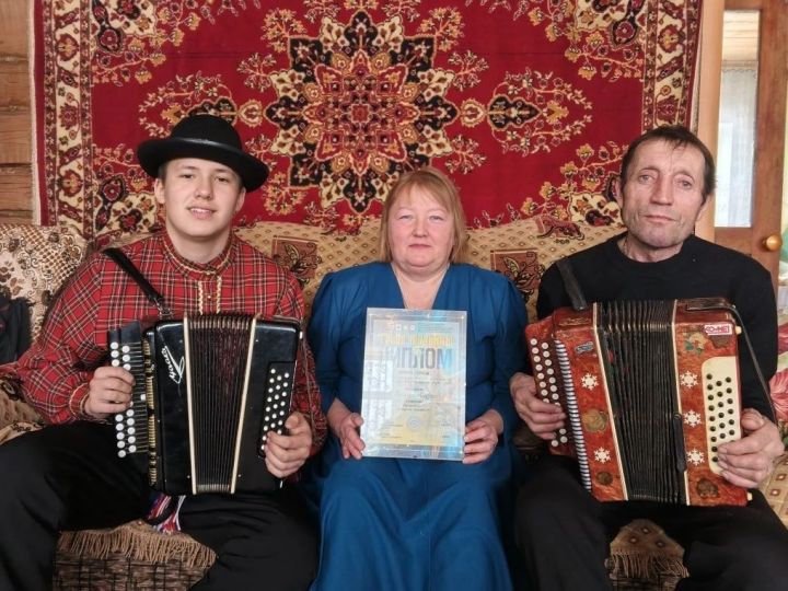 Семья Андреевых из Кукморского района: Музыка — душа нашего дома