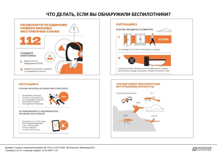 БПЛА в небе: Как не паниковать и действовать правильно