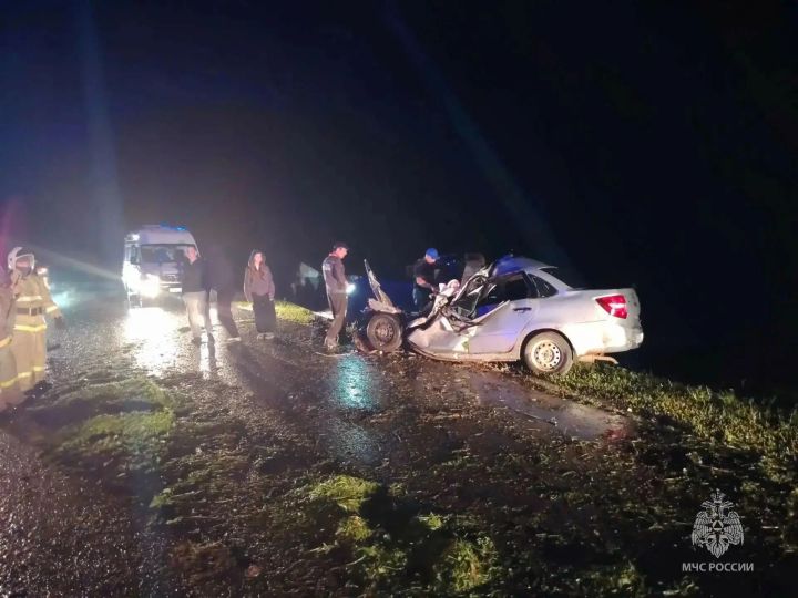В Мамадышском районе в ДТП с трактором погибли четыре человека